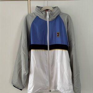 Rare Nike Court Vintage Windbreaker Swoosh Zipper 90s Y2K Style Unisex Size S